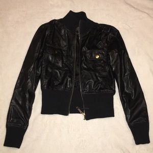 Nice and warm leather jacket